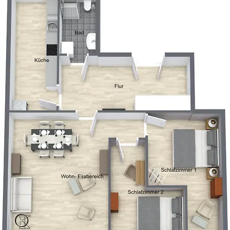 Neu 80qm Grosses In Der Kieler Innenstadt Zwischen Bahnhof, Foerde Und Fussgaengerzone Apartamento *